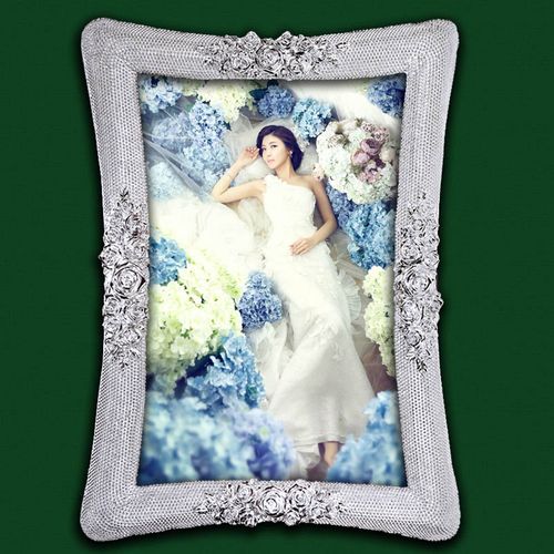 薇拉相框 婚纱照片画框镜框像架 创意新款 法式欧式放大照片挂墙